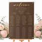 GUEST SEATING CHART - LUXE COLLECTION - WHITE