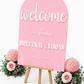 WELCOME SIGN - FLORAL COLLECTION