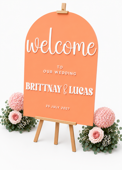 WELCOME SIGN - FLORAL COLLECTION