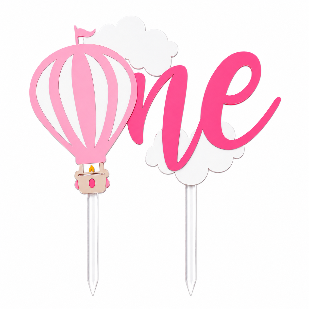 ONE-DER THE CLOUDS - FIRST BIRTHDAY CAKE TOPPER
