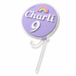 BALLOON- PERSONALISED CAKE TOPPER