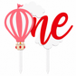 ONE-DER THE CLOUDS - FIRST BIRTHDAY CAKE TOPPER