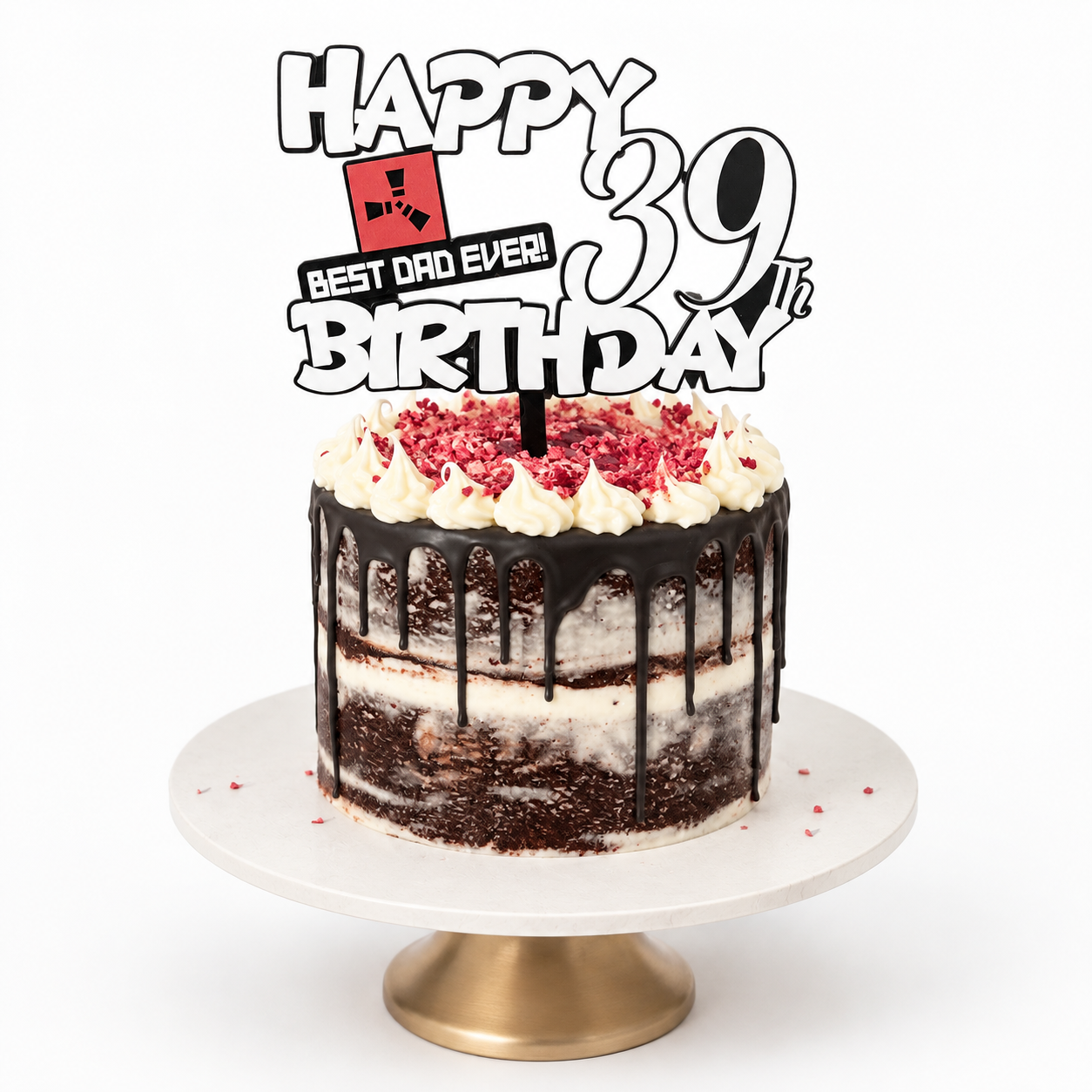 RUST INSPIRED - GAMING PERSONALISED CAKE TOPPER