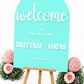 WELCOME SIGN - FLORAL COLLECTION