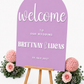 WELCOME SIGN - FLORAL COLLECTION