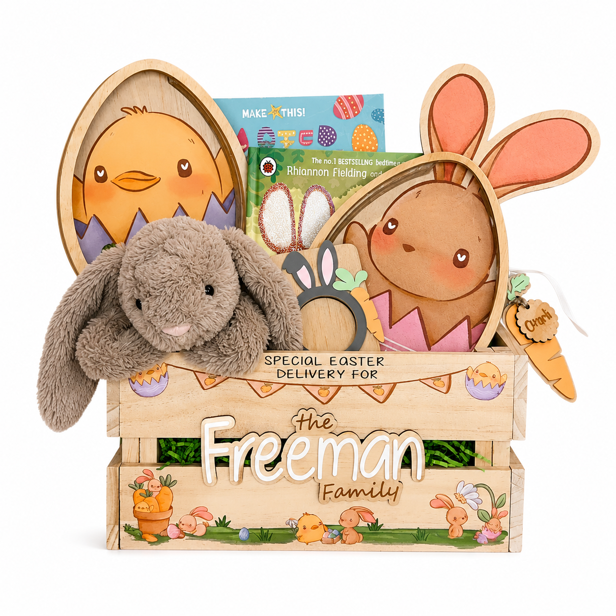 PERSONALISED EASTER DELIVERY CRATE