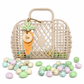 CREAM JELLY BASKET WITH CARROT TAG