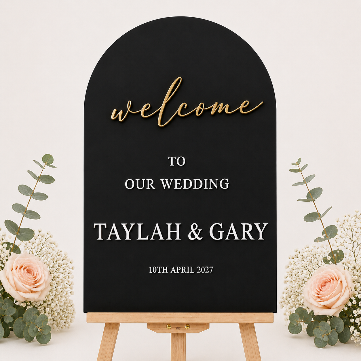 WELCOME SIGN - ONYX COLLECTION