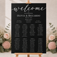GUEST SEATING CHART - NOIR & BLANC COLLECTION