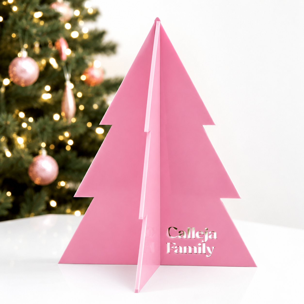 ACRYLIC CHRISTMAS TREE DUO SET