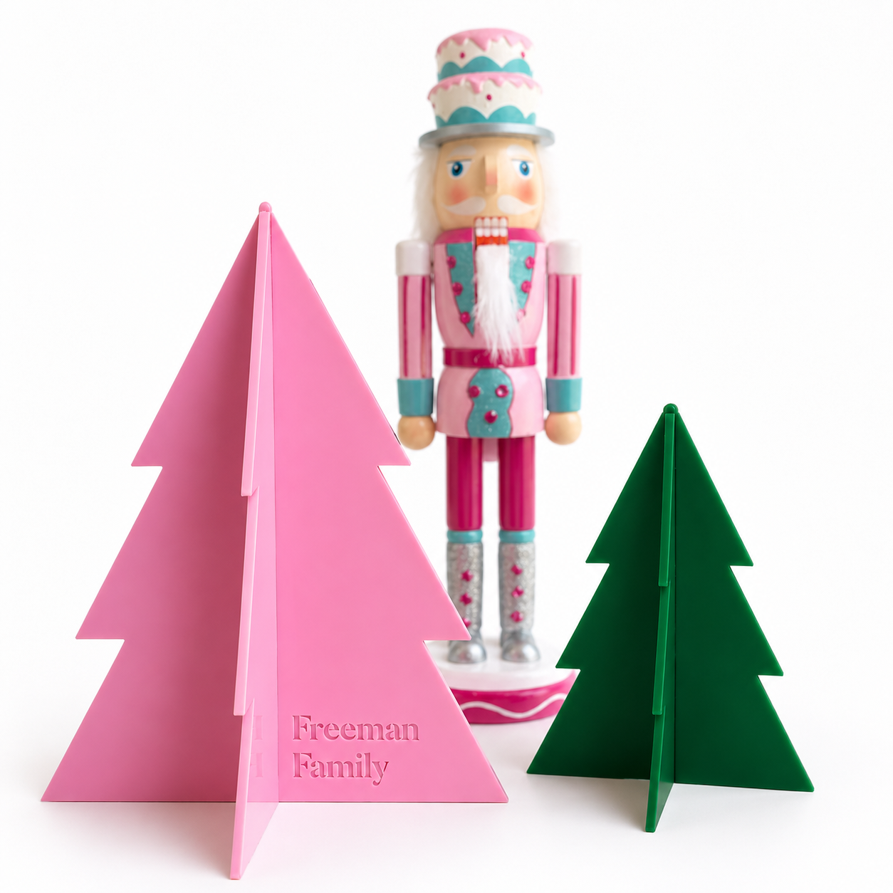 ACRYLIC CHRISTMAS TREE DUO SET